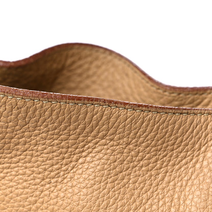 Prada Vitello Daino Buckle Shoulder Bag Sabbia 17 of 20