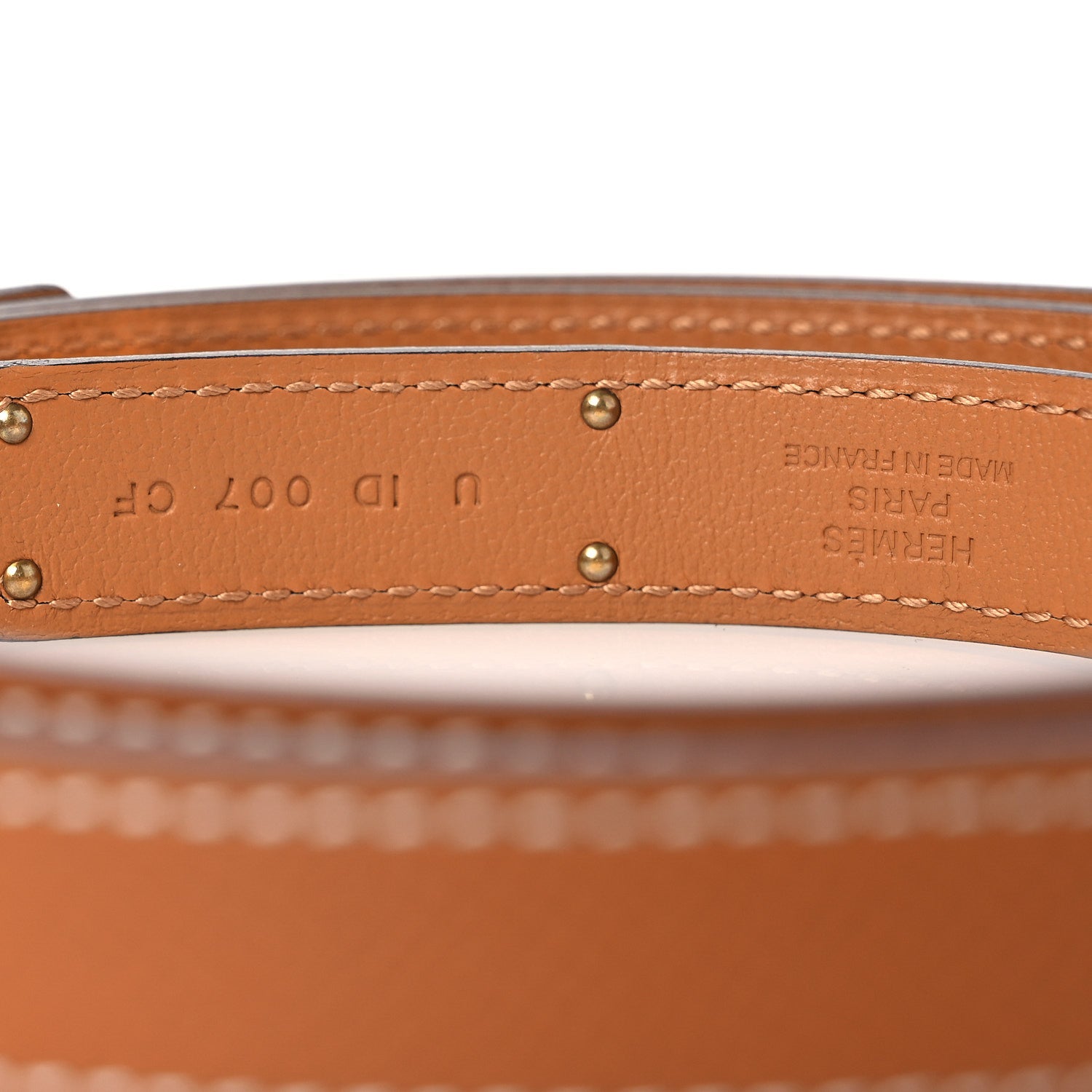 Hermes Epsom Kelly Belt Gold 3 of 5