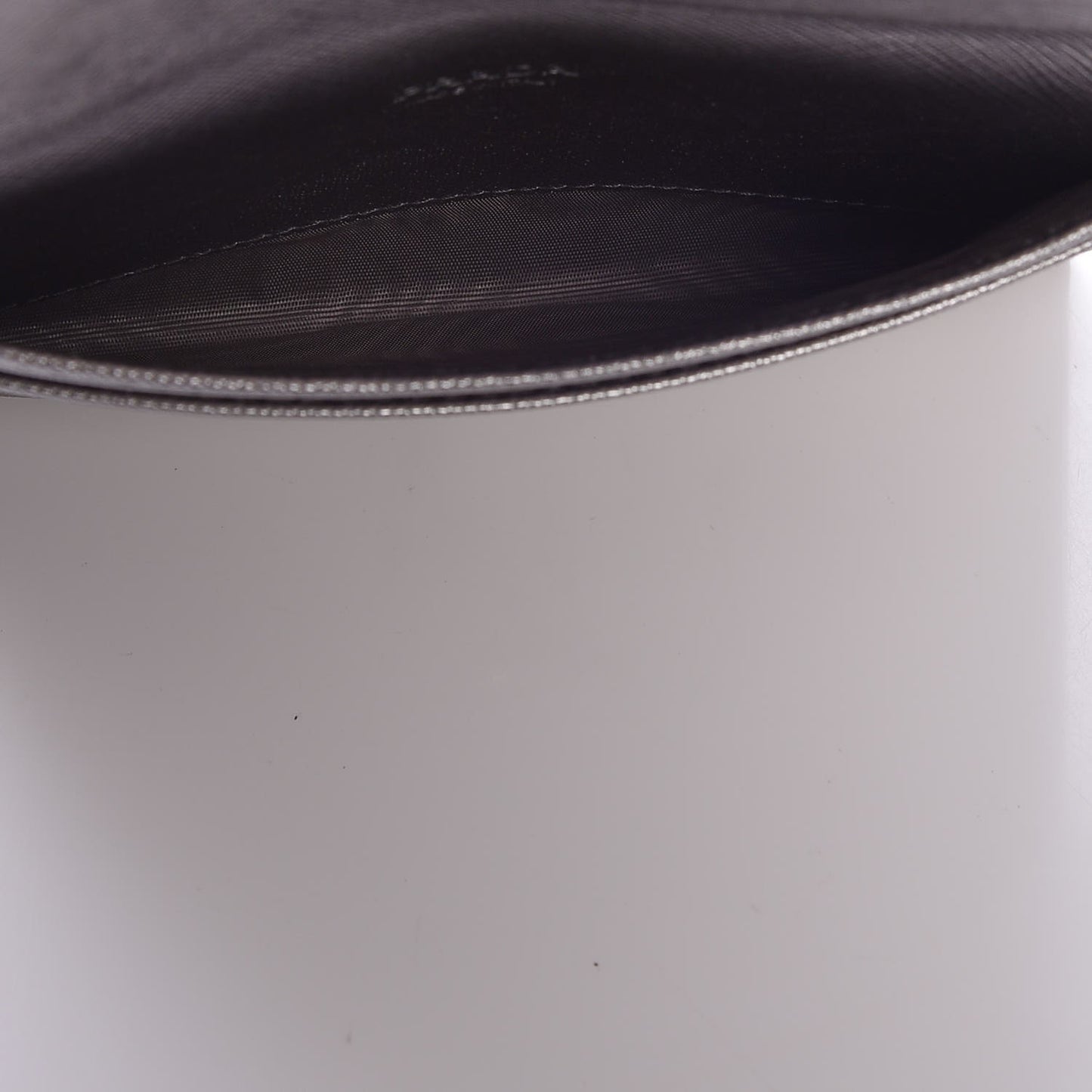 Saffiano Metal Flap Wallet Cromo