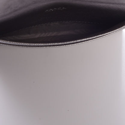 Prada Saffiano Metal Flap Wallet Cromo 5 of 7