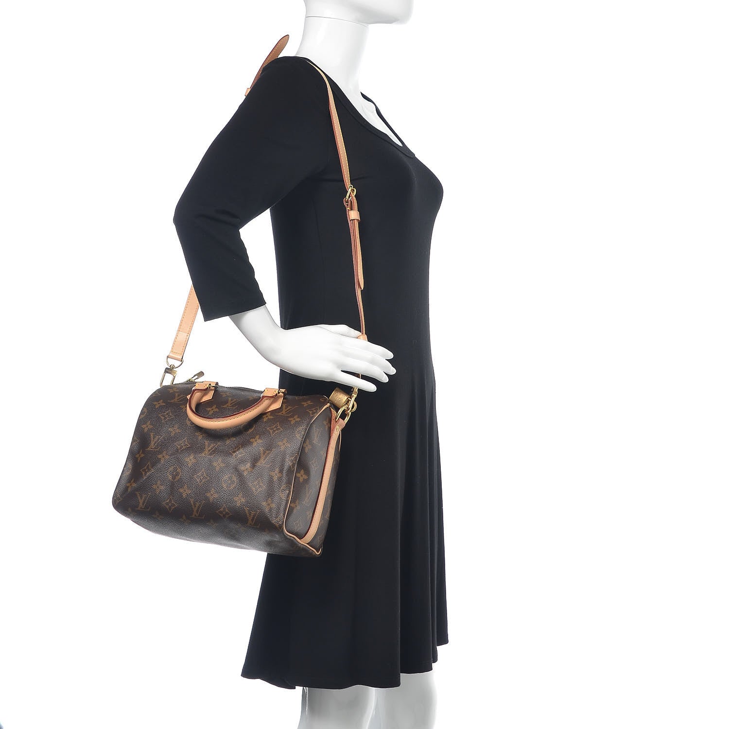 Louis Vuitton Monogram Speedy Bandouliere 25 2 of 13