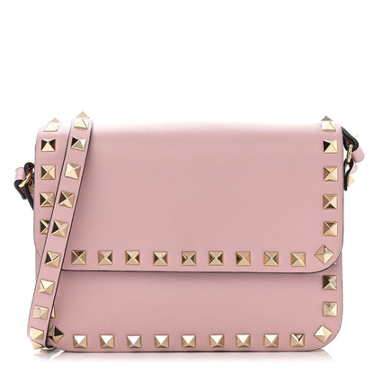 Valentino Garavani Vitello Rockstud Crossbody Bag Water Rose 1 of 9