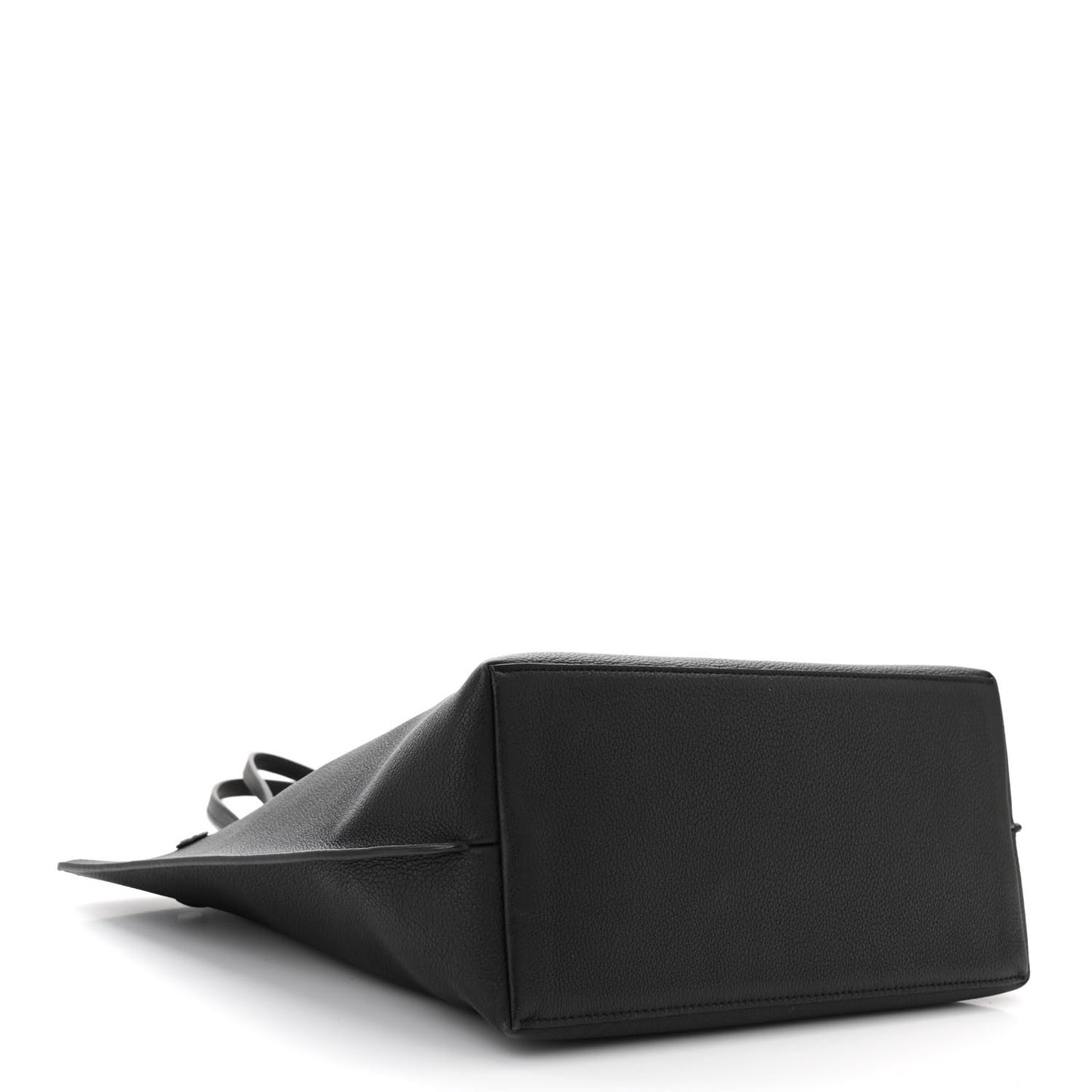 Calfskin Lockme Go Tote Black