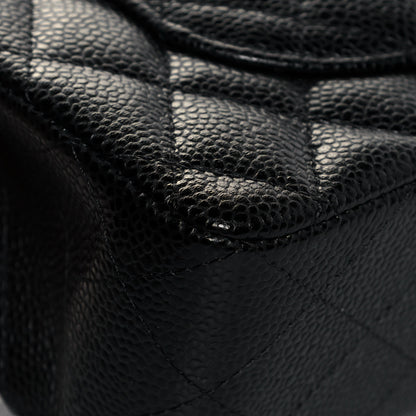 Chanel Caviar Quilted Small Double Flap Black 11 of 13