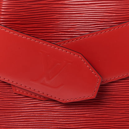 Louis Vuitton Epi Sac D'Epaule Castillan Red 7 of 8