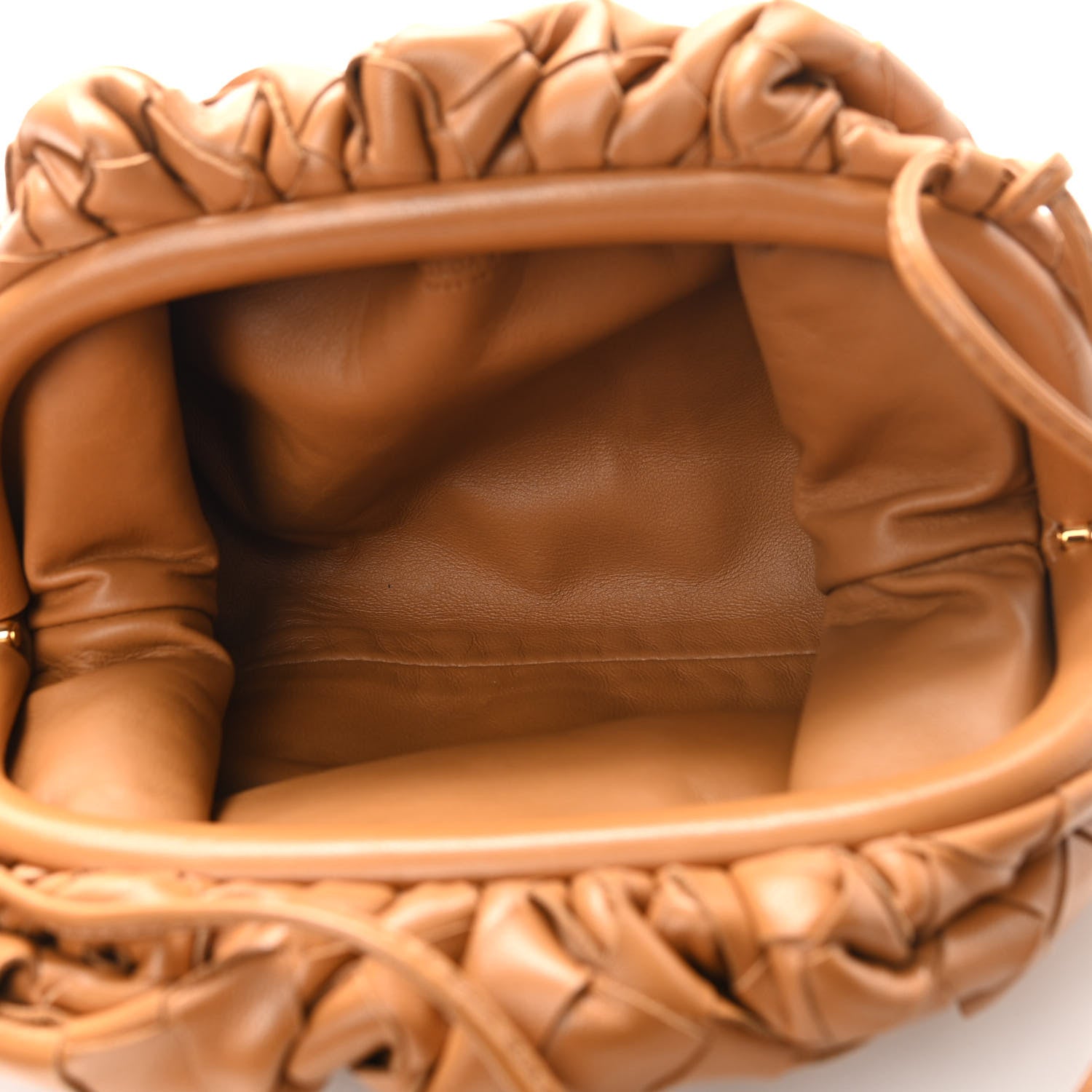 Bottega Veneta Nappa Intrecciato The Mini Pouch Carmel 5 of 11