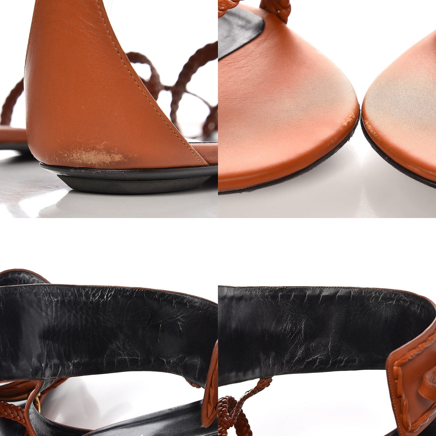 Malaga Kid Ursula Ankle Sandals 39.5 Orange