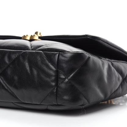 Chanel Goatskin Quilted Medium Chanel 19 Flap Black 7 of 11