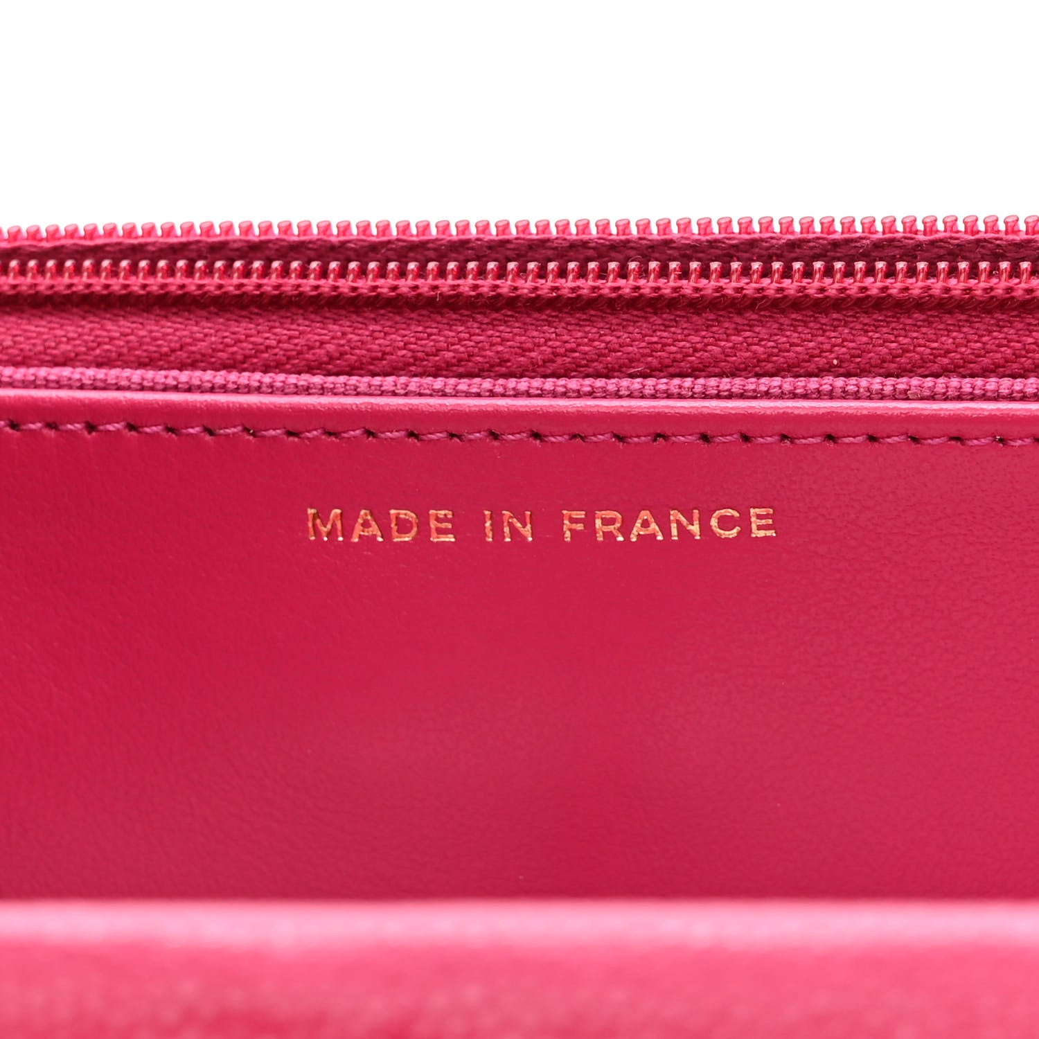 Chanel Caviar Quilted Wallet On Chain WOC Fuchsia 7 of 12