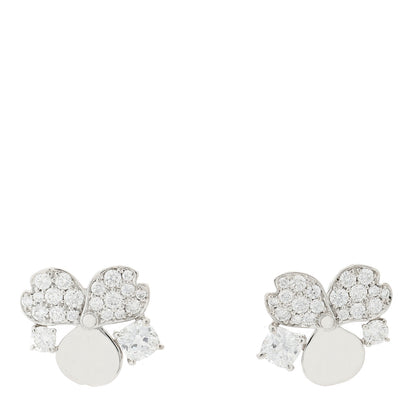 Tiffany Platinum Diamond Paper Flowers Cluster Earrings 1 of 4