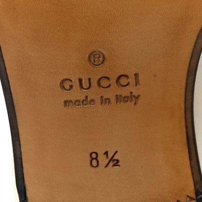 Gucci Lambskin Mens Interlocking G Loafers 8.5 Off White 8 of 10