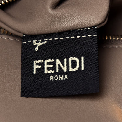 Fendi Vitello Tahiti Burro Medium Peekaboo Iconic Essentially Satchel Black Corda 8 of 11