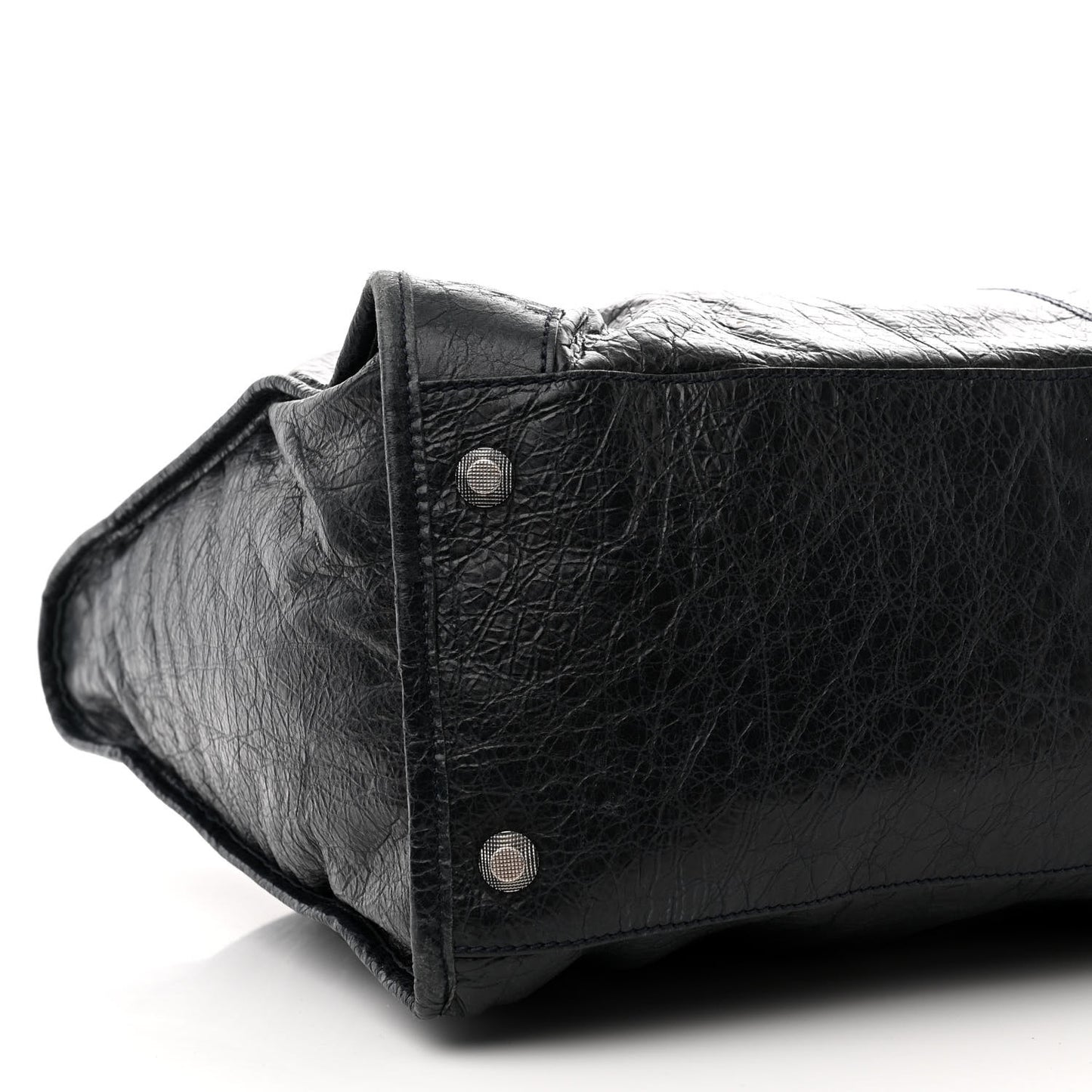 Agneau Giant 21 Silver Hardware Weekender Black