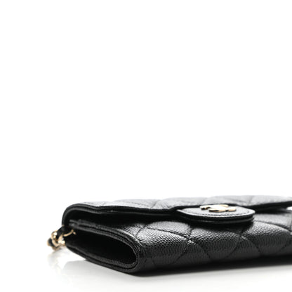 Chanel Caviar Quilted Flap Classic Belt Bag Black 9 of 11