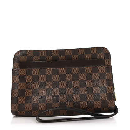 Louis Vuitton Damier Ebene Pochette Saint Louis Clutch 1 of 9