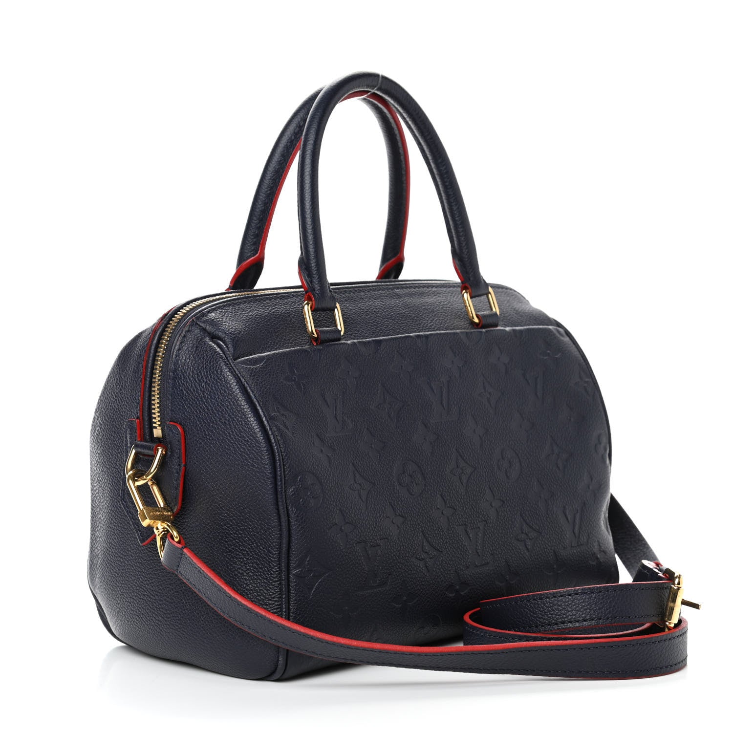 Louis Vuitton Empreinte Speedy Bandouliere 25 NM Marine Rouge 2 of 10