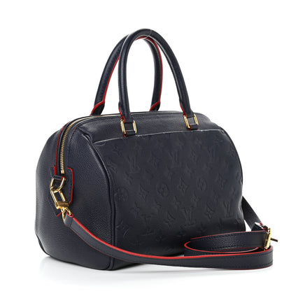 Louis Vuitton Empreinte Speedy Bandouliere 25 NM Marine Rouge 2 of 10
