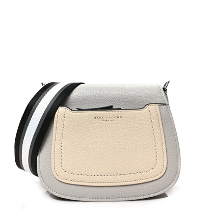 Marc Jacobs Calfskin Empire City Messenger Crossbody Ghost Grey Multicolor 1 of 9