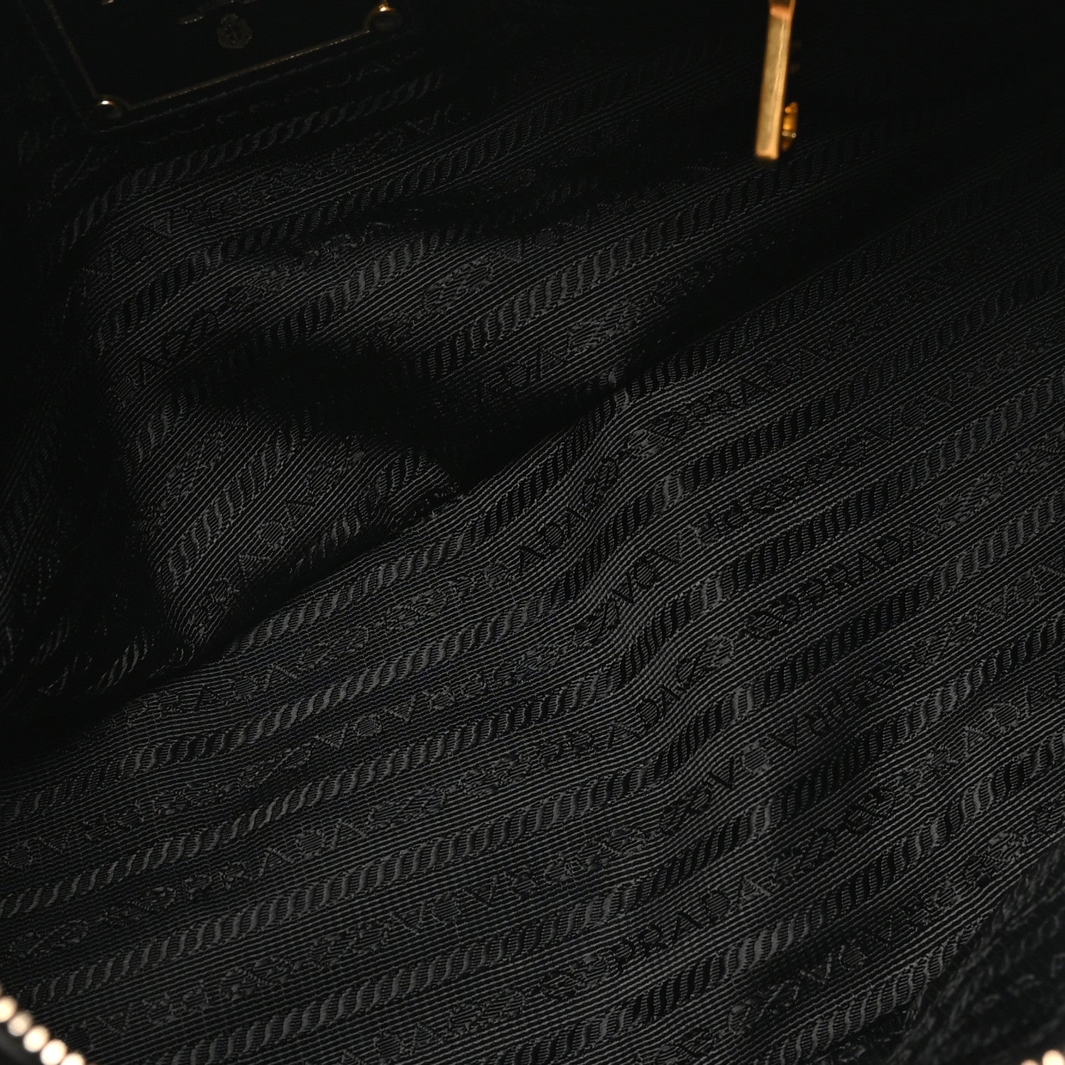 Prada Tessuto Nylon Gaufre Tote Black 5 of 9