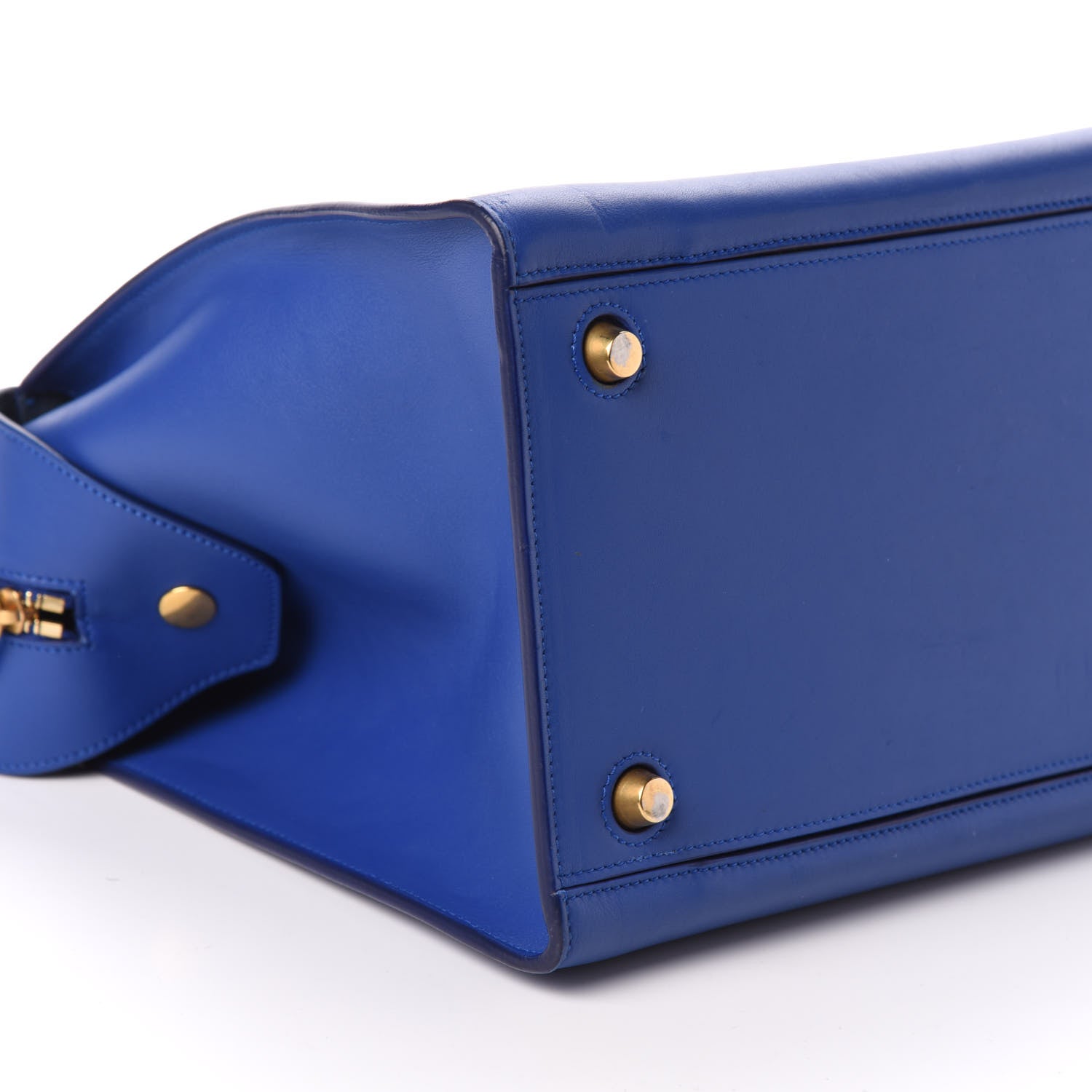 Celine Smooth Calfskin Medium Ring Bag Indigo 7 of 9
