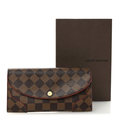 Louis Vuitton Damier Ebene Caissa Wallet Cherry 9 of 9