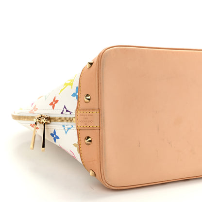 Louis Vuitton Monogram Multicolor Alma White 8 of 10