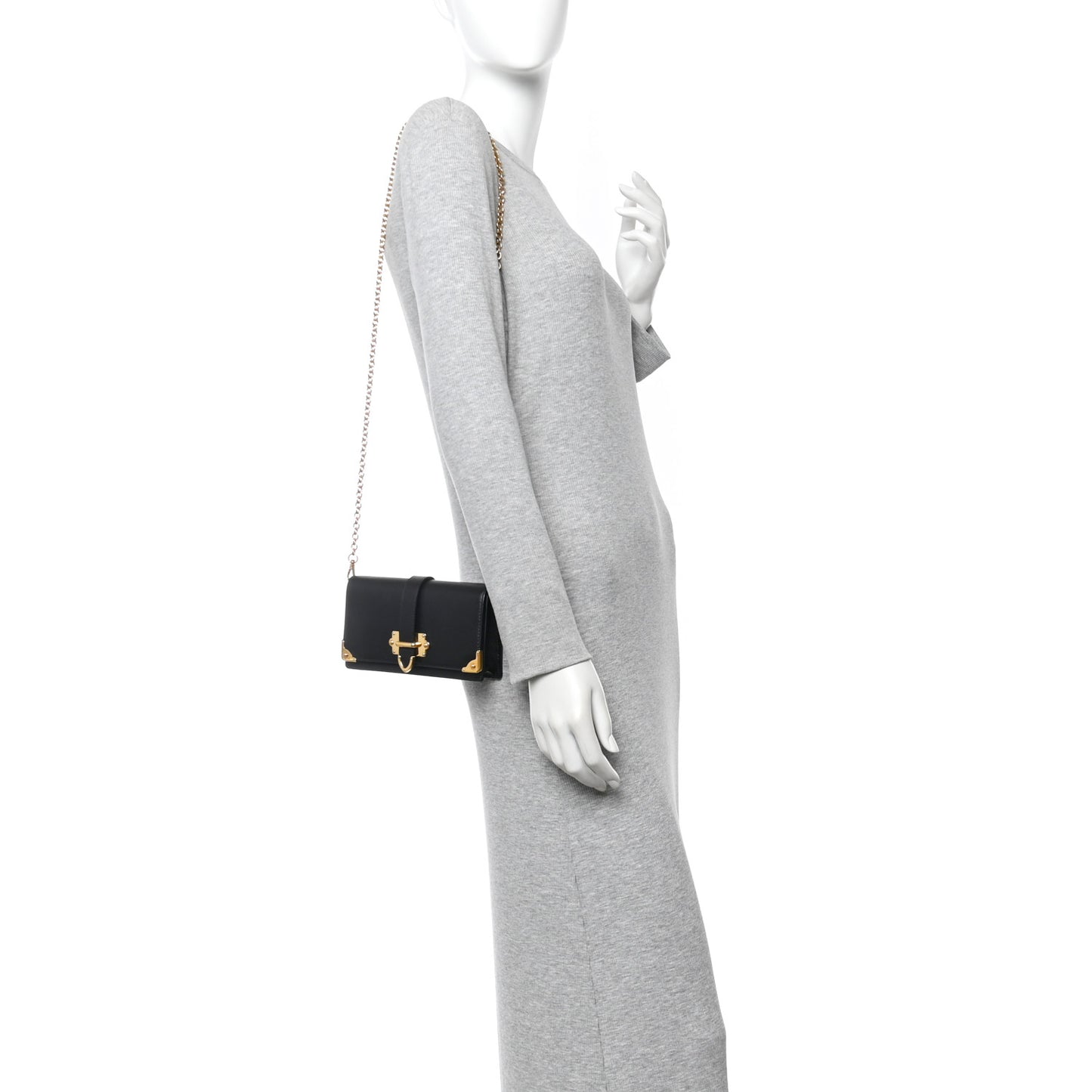 Saffiano Cahier Mini Bag Black