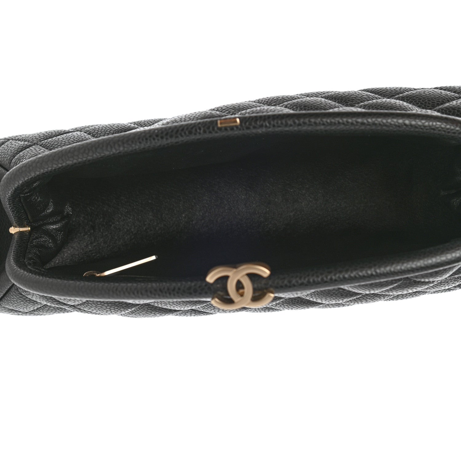 Chanel Caviar Quilted Timeless Clutch Black 5 of 7