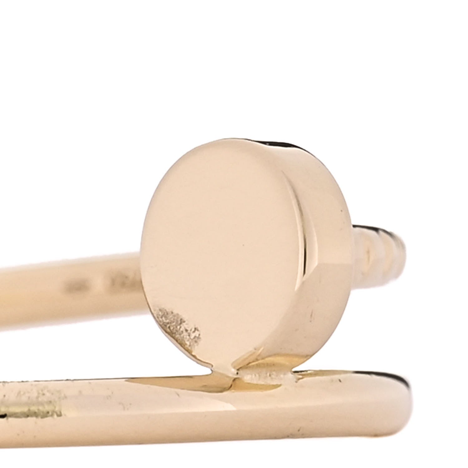 Cartier 18K Yellow Gold Small Juste Un Clou Ring 58 8.25 5 of 6