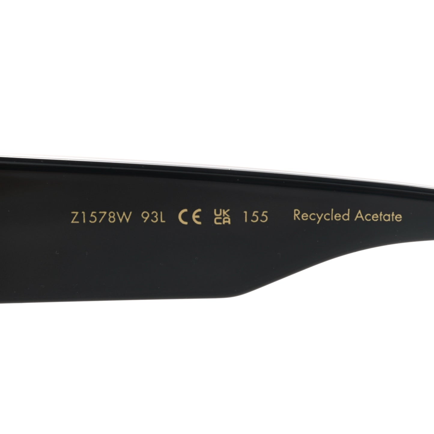 Acetate Swarovski Crystal Cyclone Sunglasses Z1578W Black