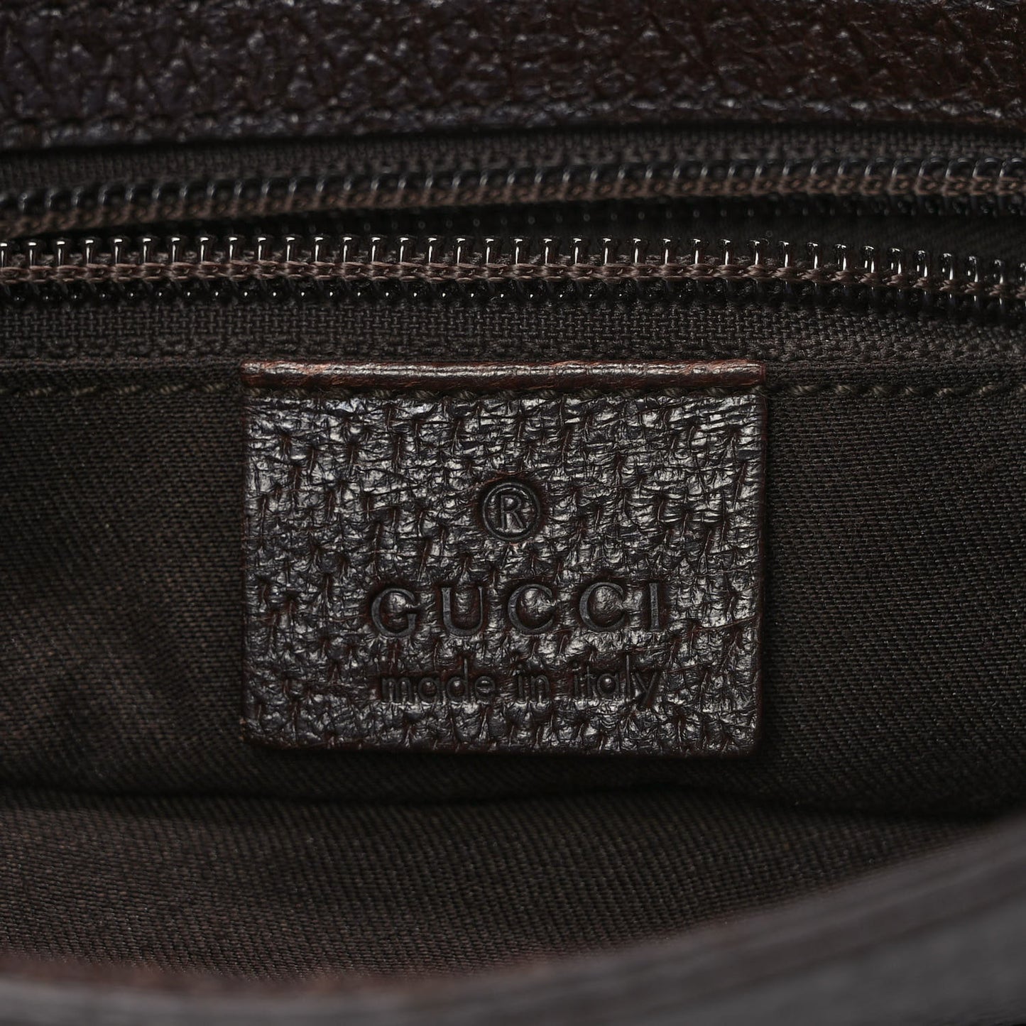 Monogram Messenger Crossbody Bag Dark Brown