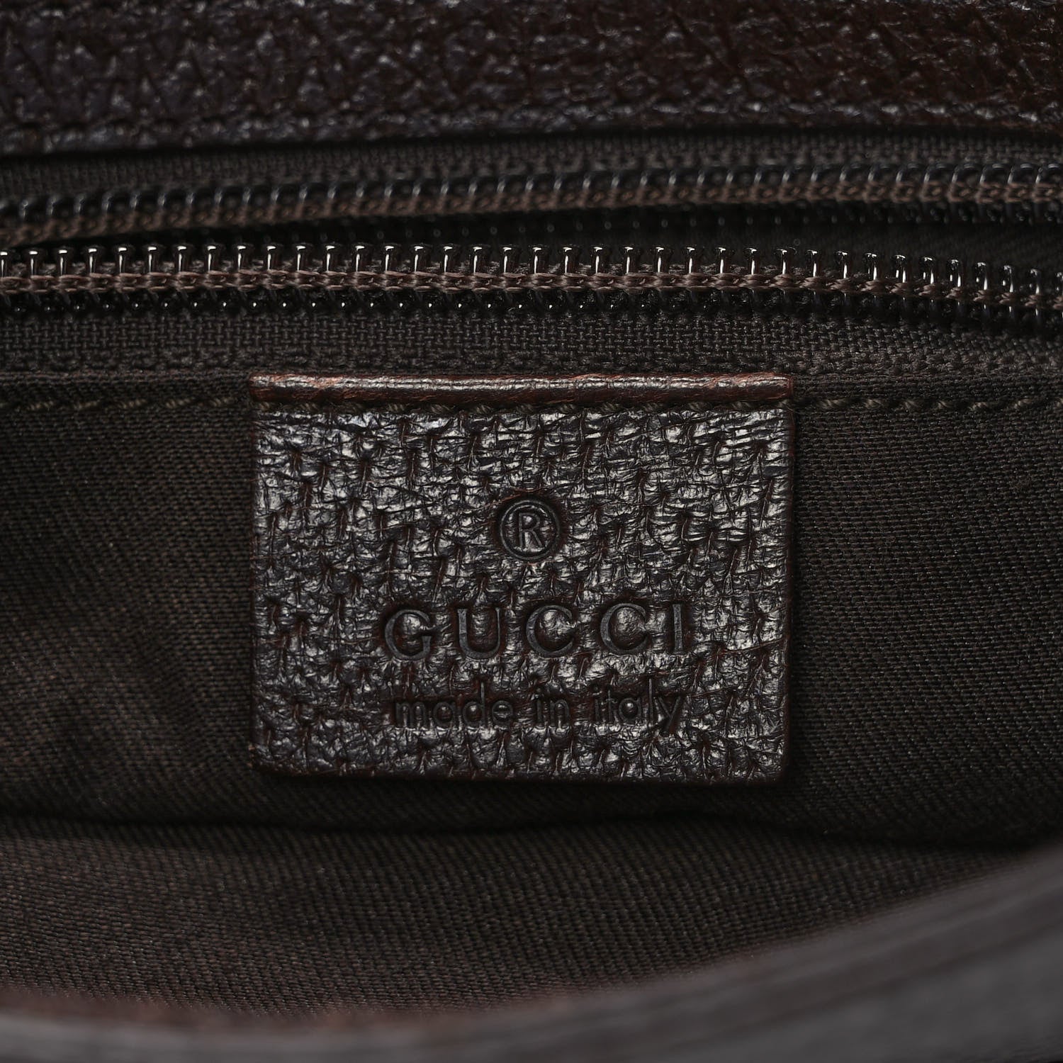 Gucci Monogram Messenger Crossbody Bag Dark Brown 6 of 9