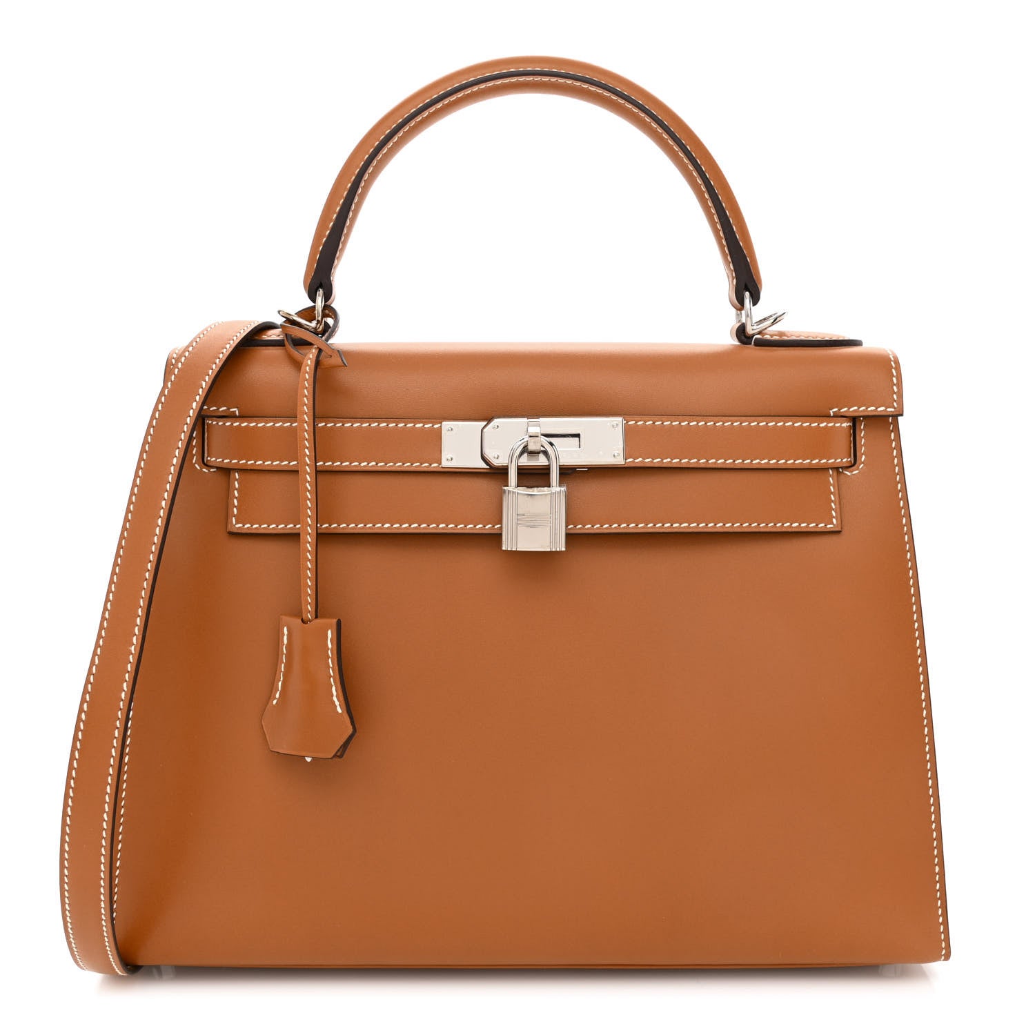 Hermes Veau Butler Kelly Sellier 28 Naturel Sable 1 of 11