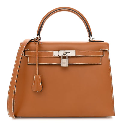 Hermes Veau Butler Kelly Sellier 28 Naturel Sable 1 of 11
