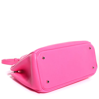 Christian Dior Calfskin Small Diorissimo Tote Fuchsia 4 of 8