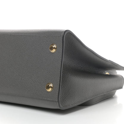 Louis Vuitton Taurillon City Steamer MM Gris 8 of 9