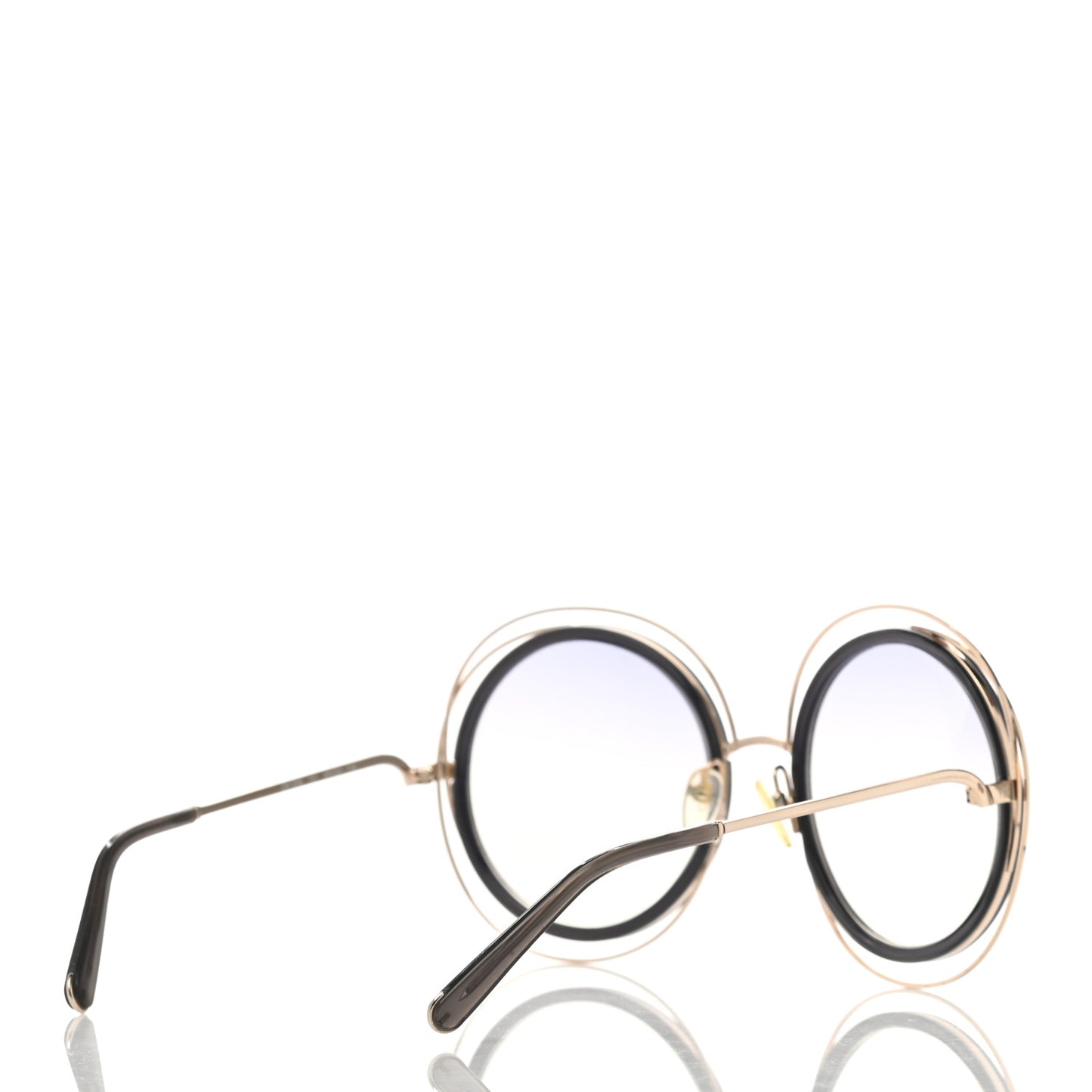 Oversized Round Carlina Sunglasses CE120S Gold
