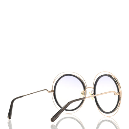 Chloe Oversized Round Carlina Sunglasses CE120S Gold 4 of 8