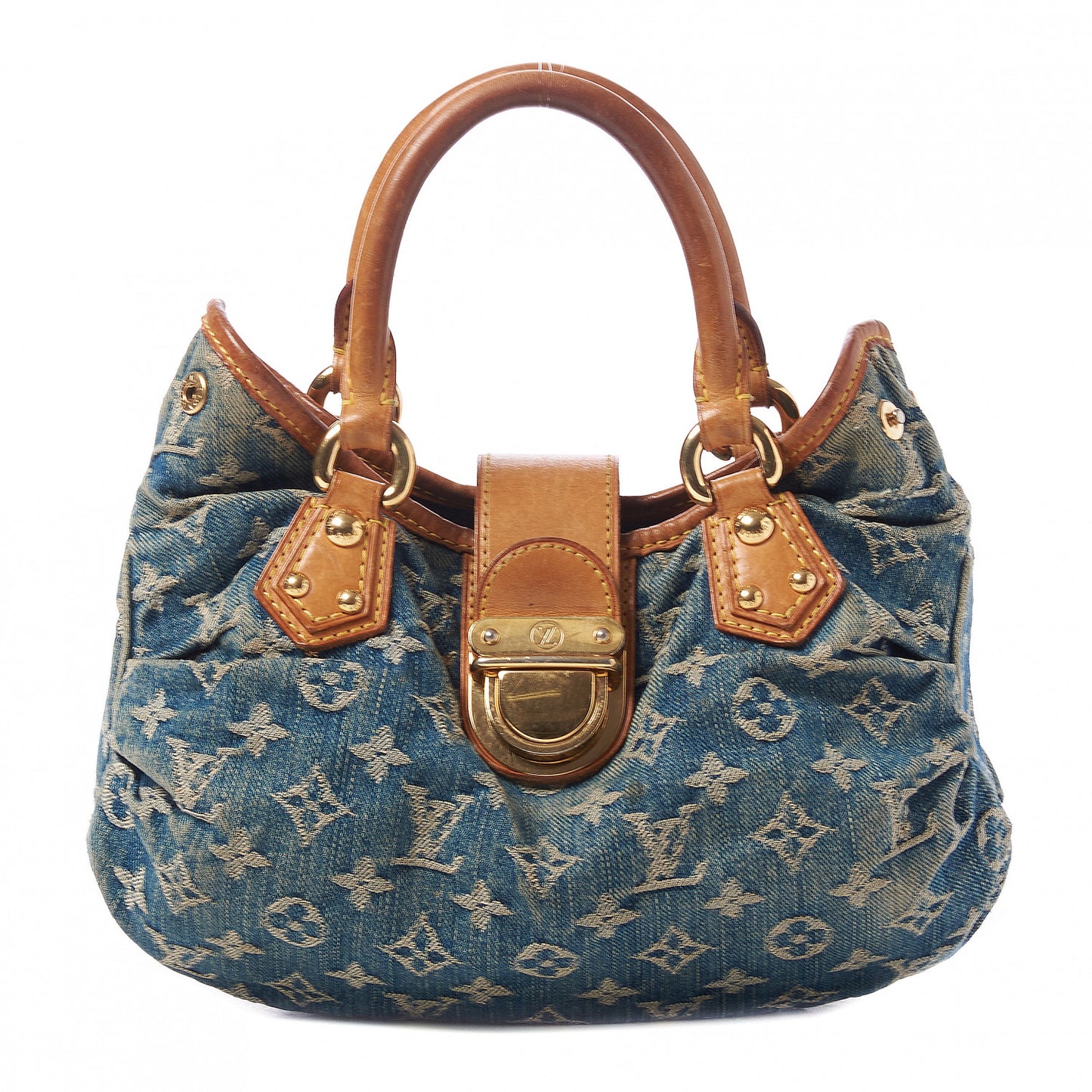 Monogram Denim Pleaty Blue