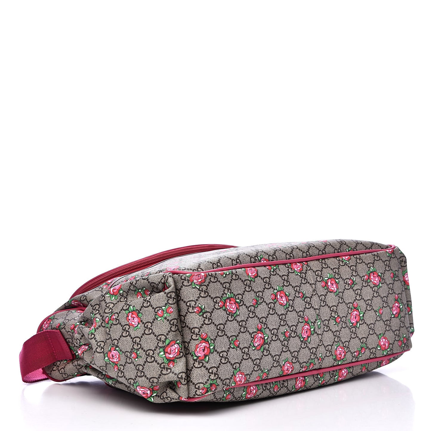 GG Supreme Monogram Rose Bud Diaper Bag Pink