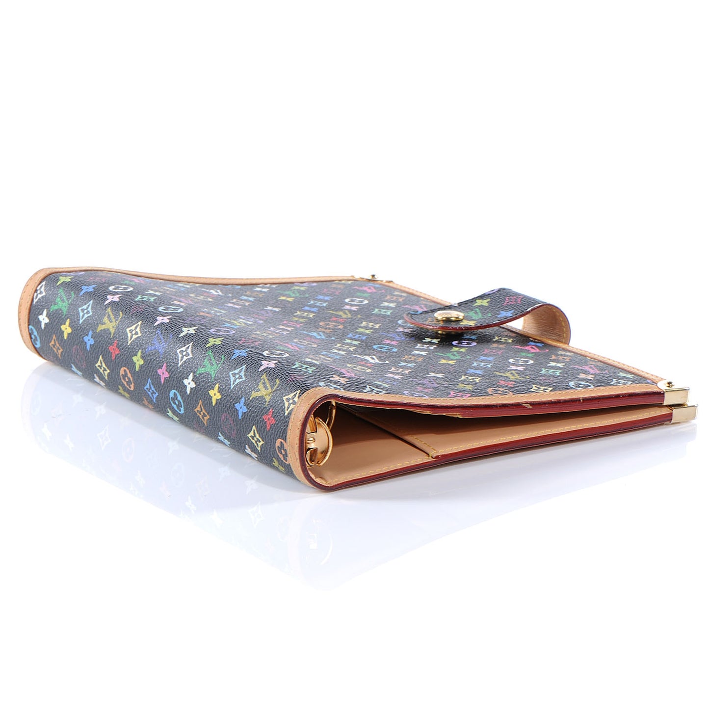 Monogram Multicolor Large Ring Agenda Black