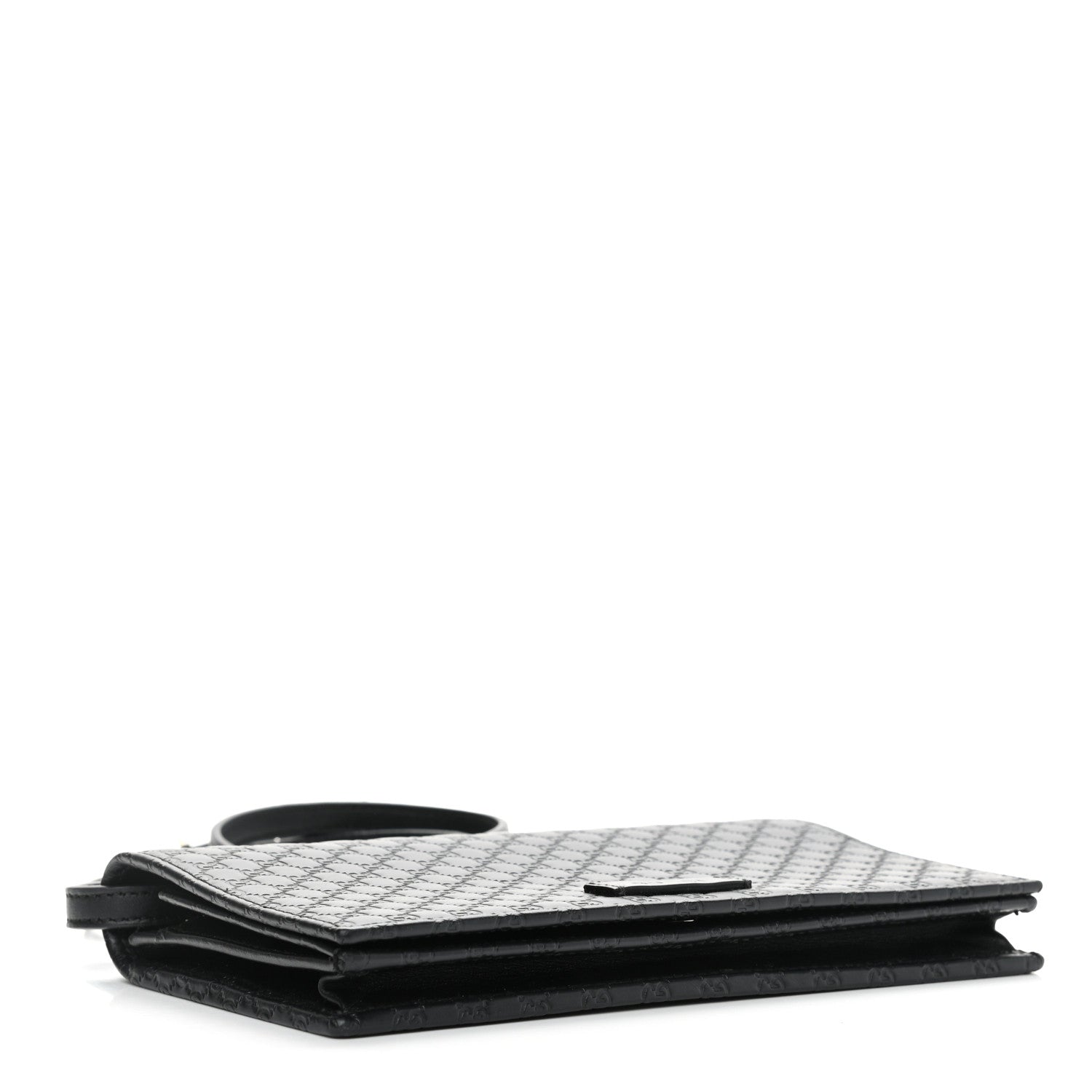 Gucci Microguccissima Crossbody Wallet Black 4 of 10