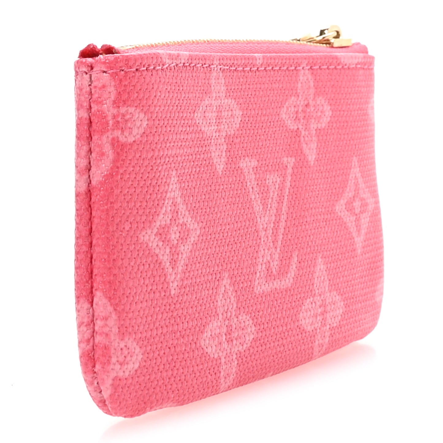 Monogram Origine Key Pouch Rose Ruban