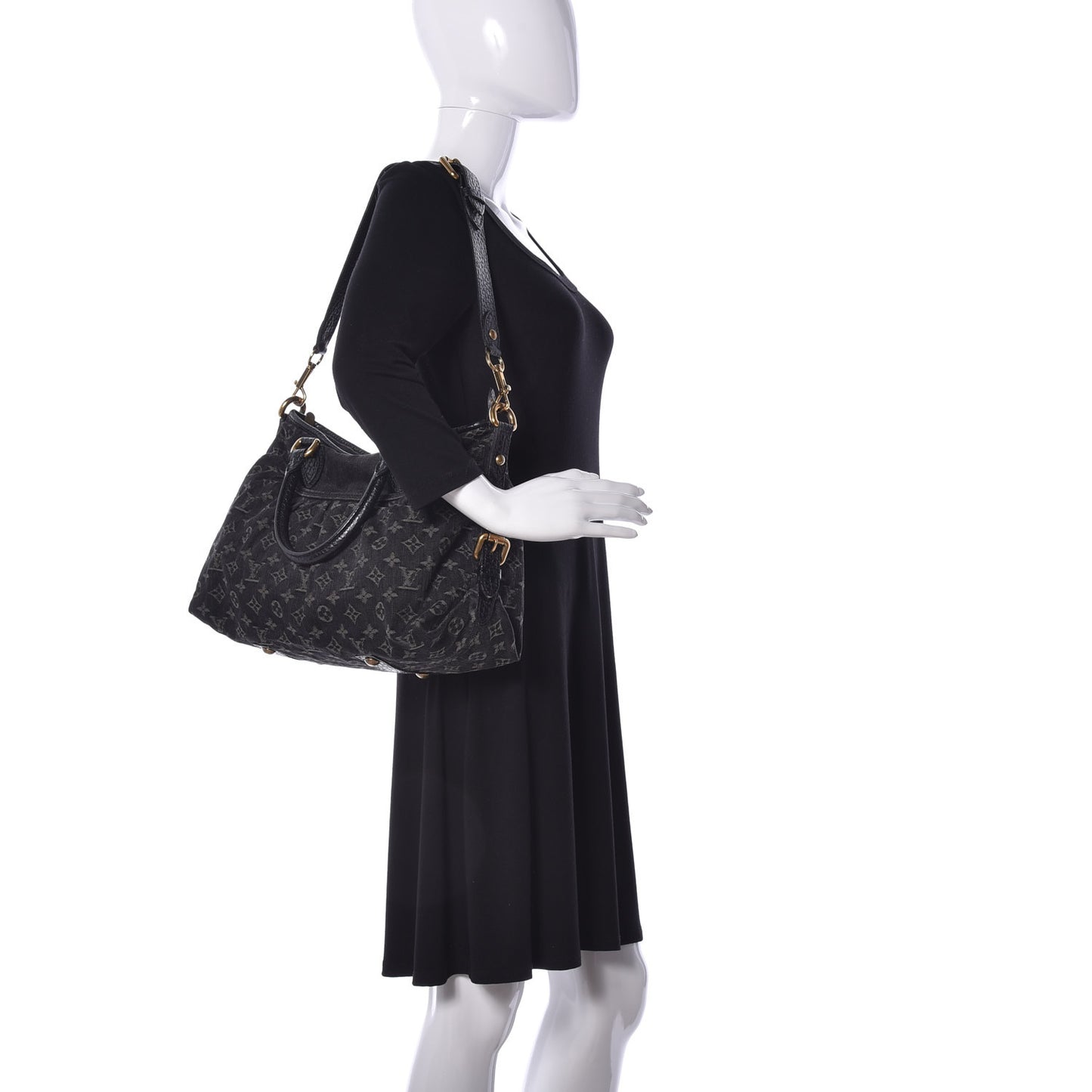 Denim Neo Cabby MM Black