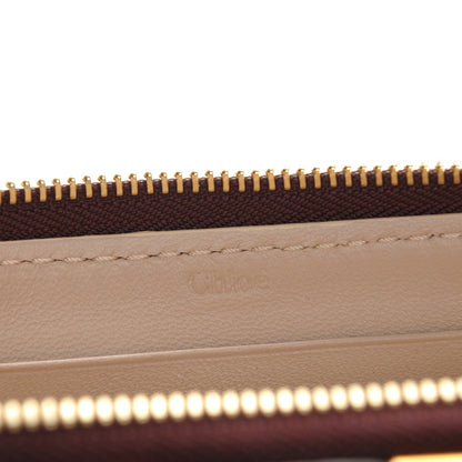 Chloe Grained Calfskin Marcie Long Zip Around Wallet Dark Velvet 6 of 9