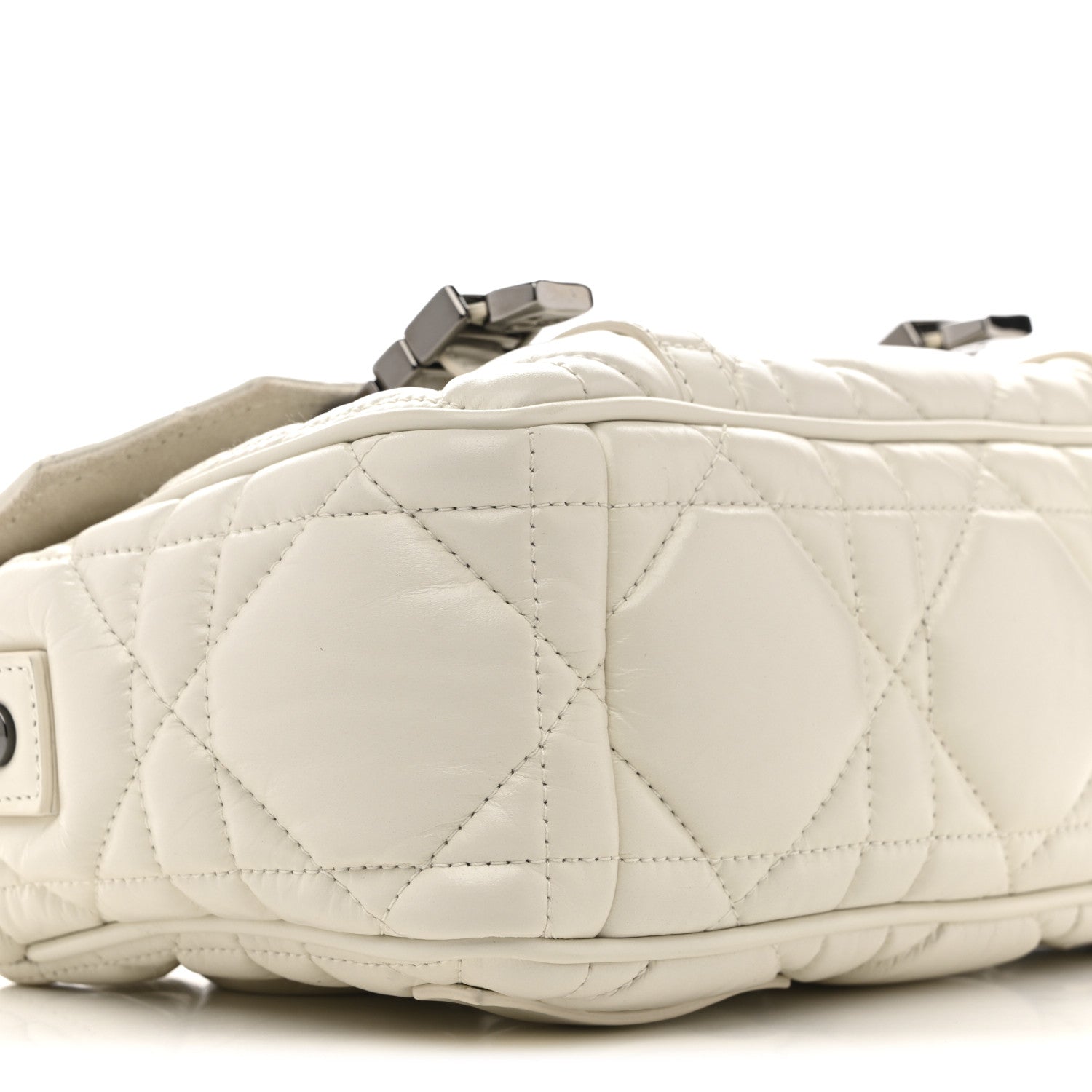 Christian Dior Calfskin Macrocannage Small Diorcamp Messenger Latte 9 of 14