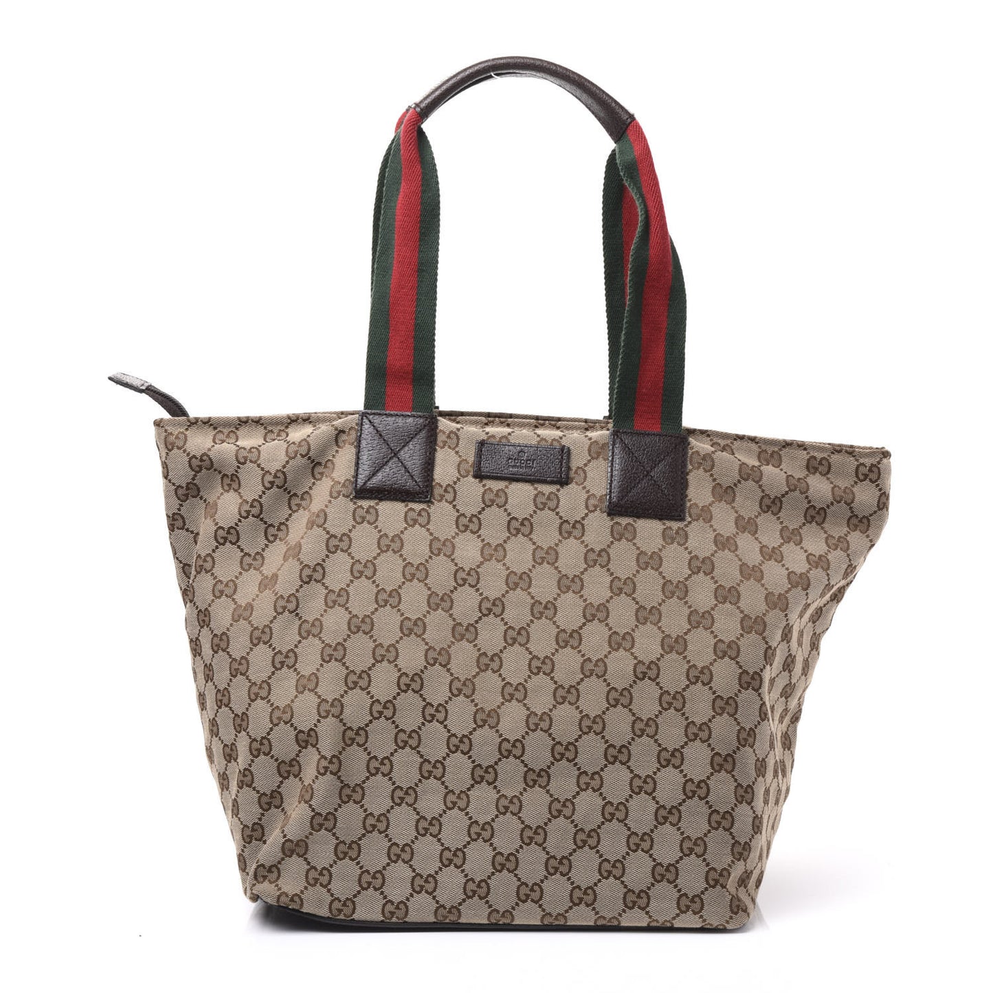 GG Monogram Large Web Handle Bucket Tote