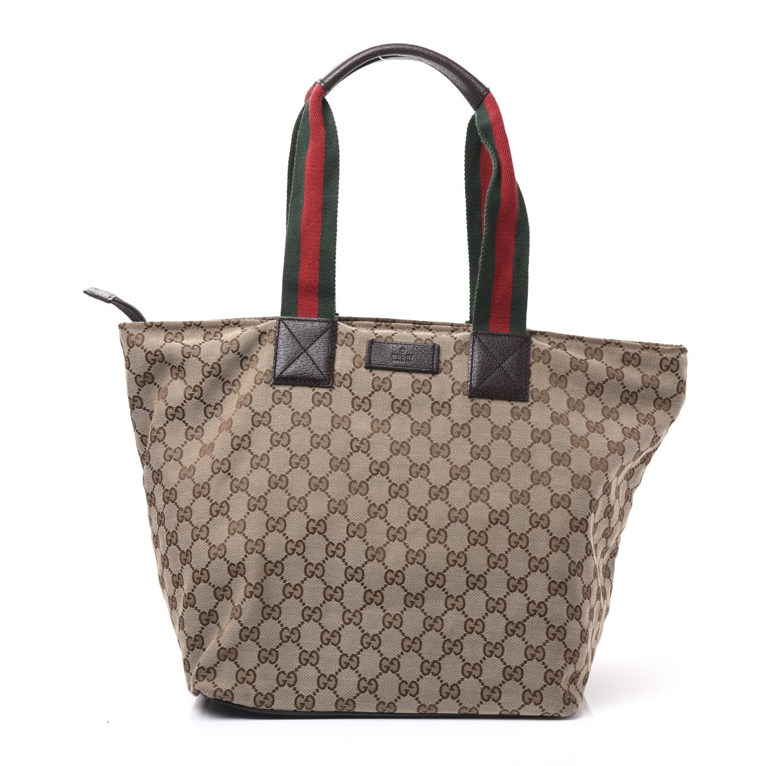 Gucci GG Monogram Large Web Handle Bucket Tote 1 of 11