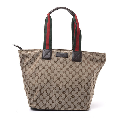 Gucci GG Monogram Large Web Handle Bucket Tote 1 of 11