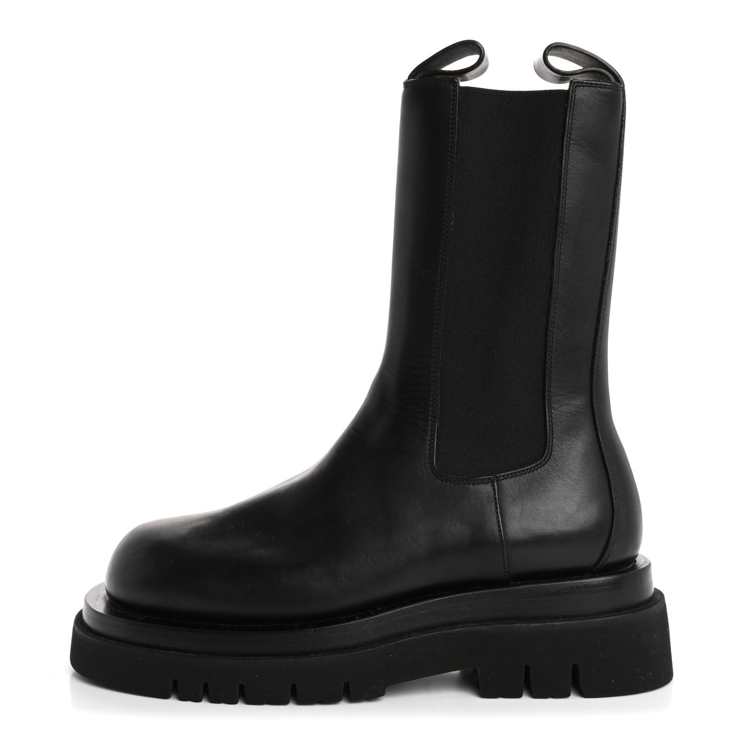 Bottega Veneta Calfskin The Lug Chelsea 55mm Boots 39 Black 1 of 9